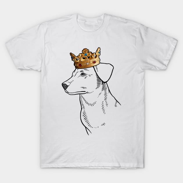 Corgidor Dog King Queen Wearing Crown T-Shirt by millersye